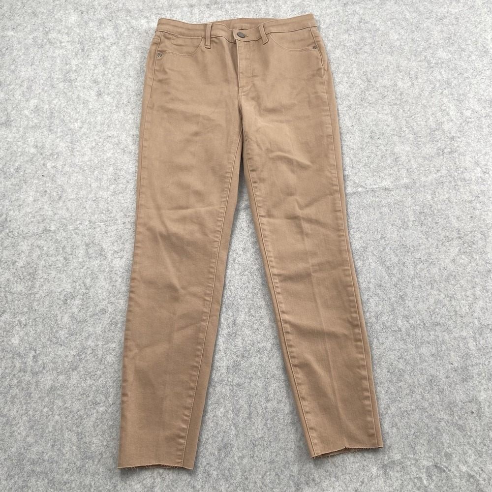 Talbots Jegging Pants Womens 6 (29x27) Beige High Waist Ankle Skinny Stretch
